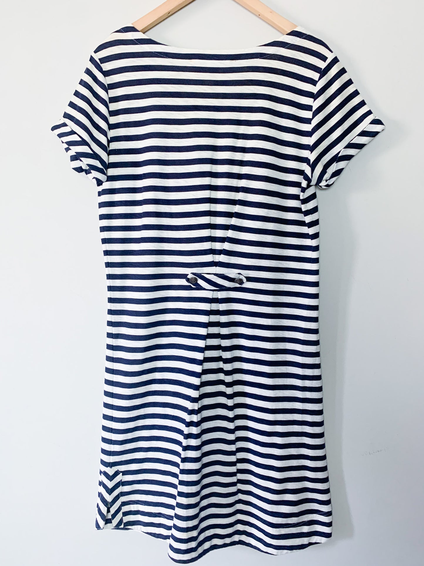 Robe Marinière Manches courtes – rayée bleu marine et blanc - 100% Coton - Gamelan Comptoir des Cotonniers T38