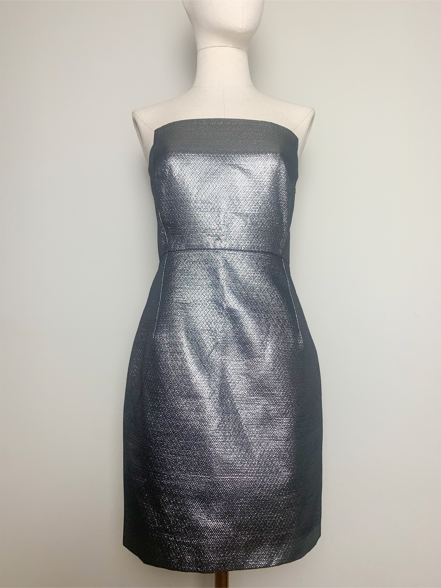 Robe bustier argentée Claudie Pierlot