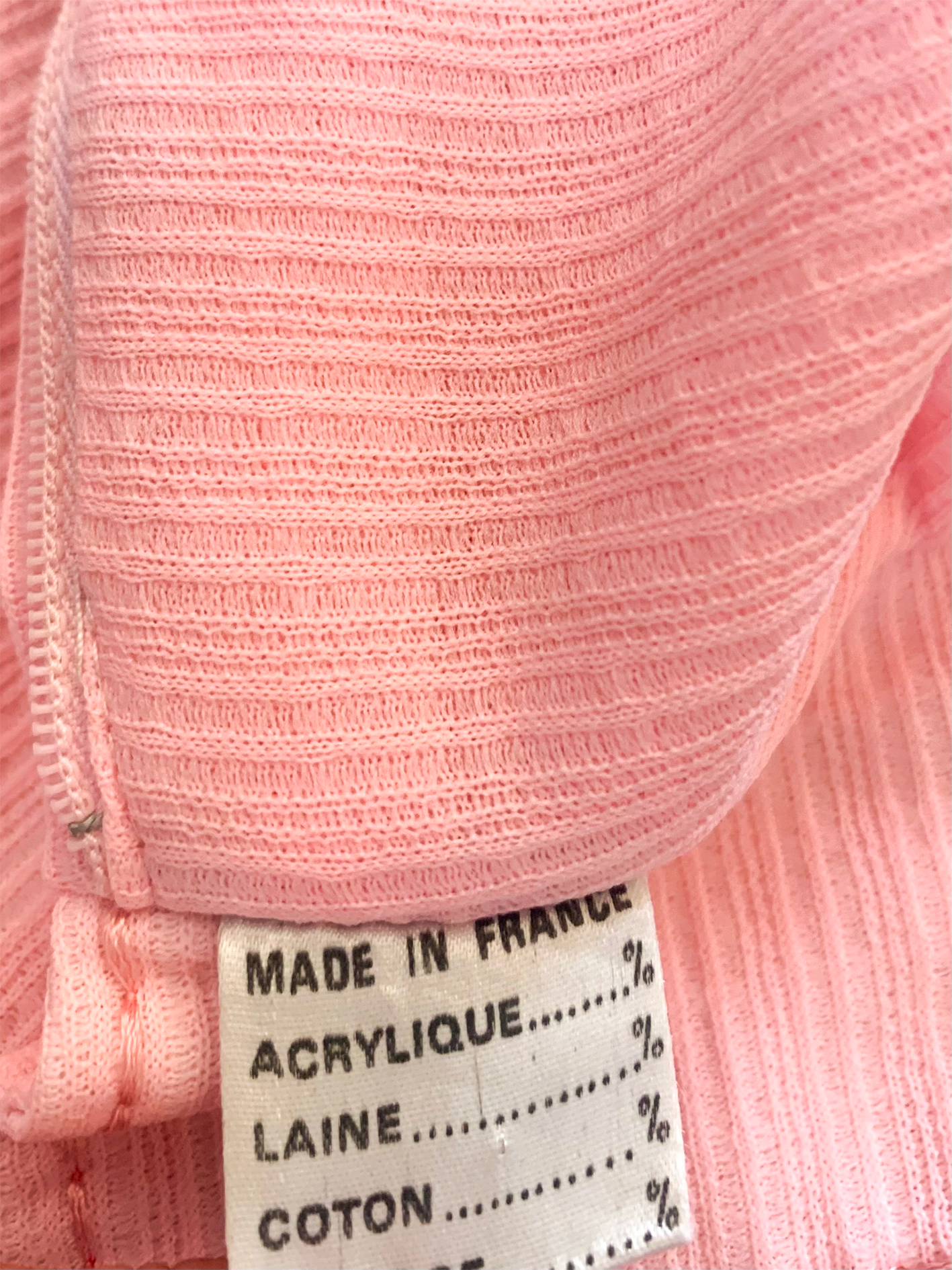 Robe manches courte col chemise rose vintage