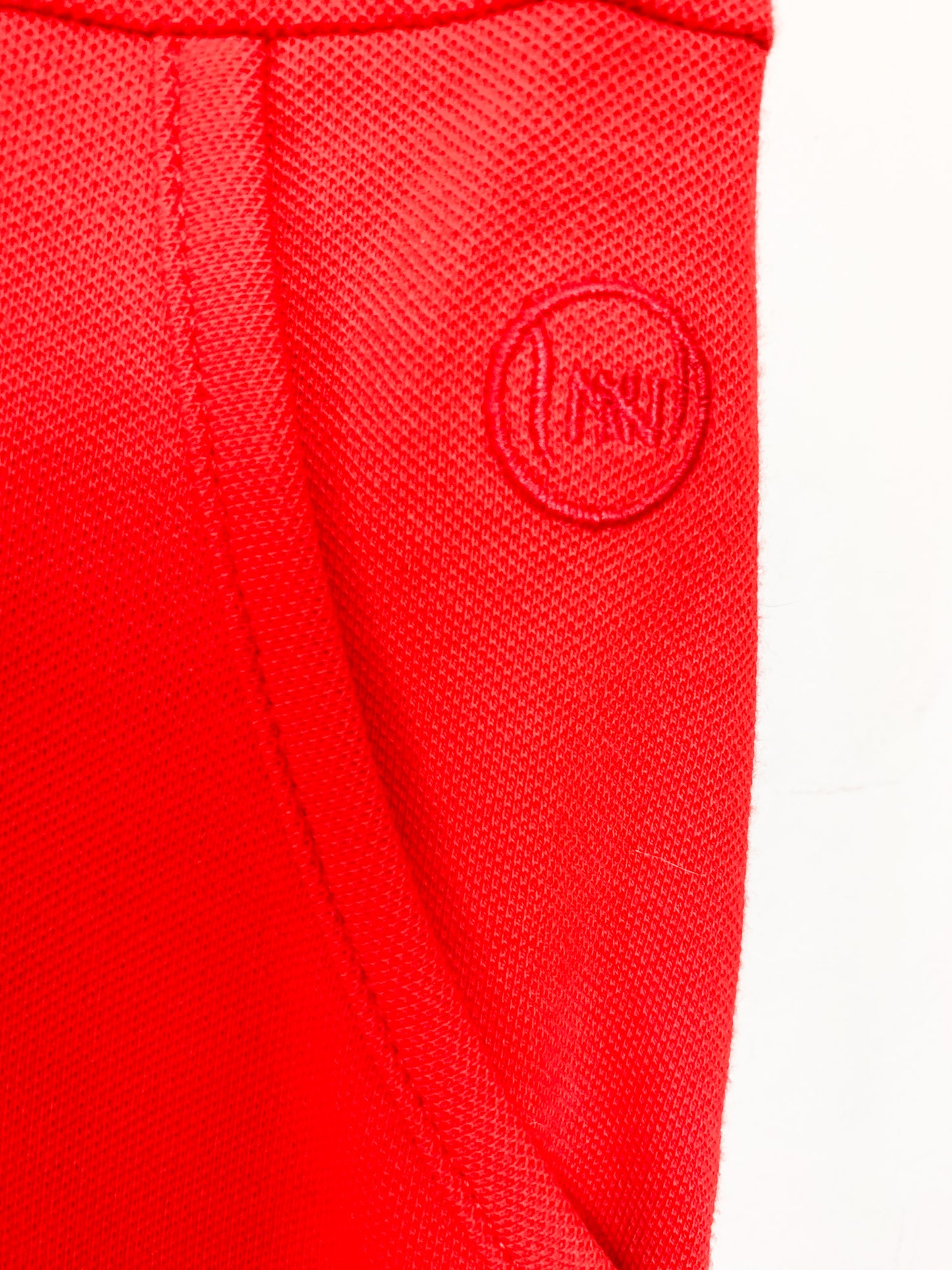 Robe Vintage Années 90 - Rouge - Sport-Chic -Coton Piqué – Dorotennis - T. 36/38