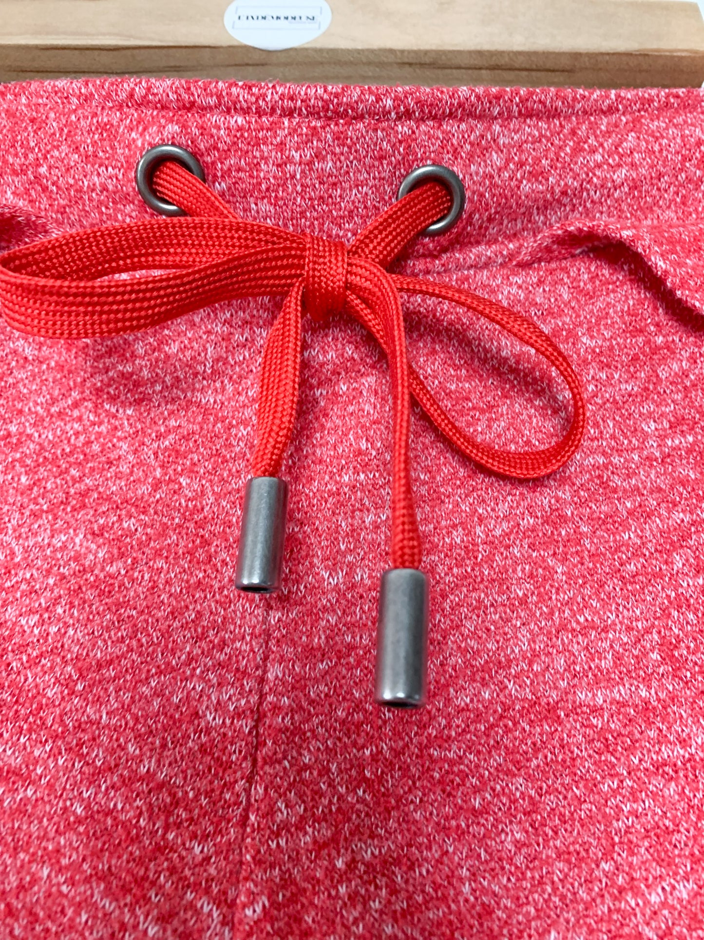 Short mini avec volants rouge framboise Bel Air #belair #shorts