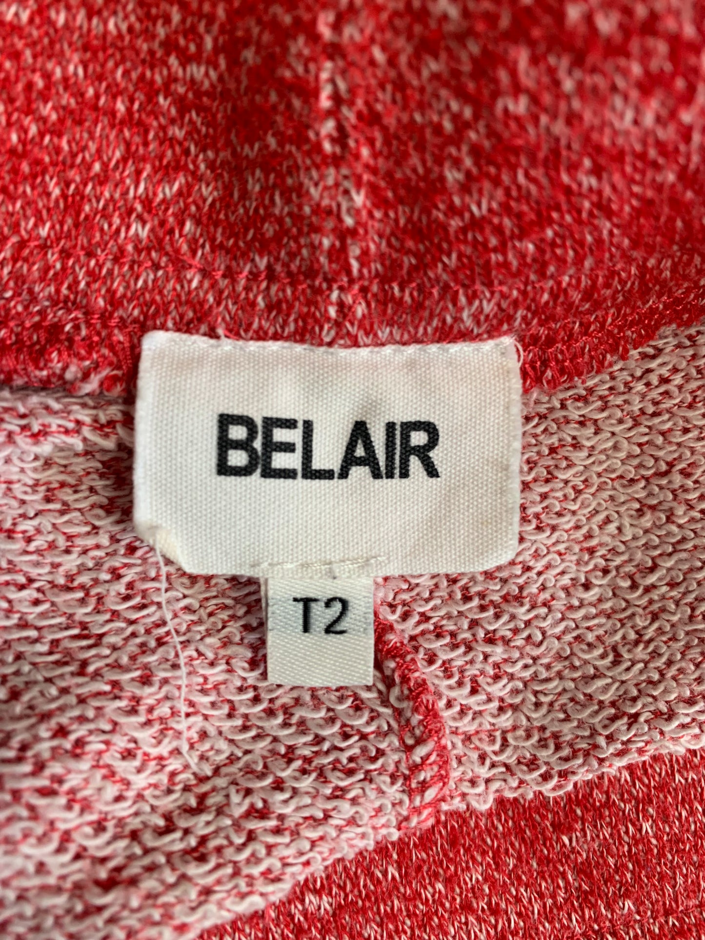 Short mini avec volants rouge framboise Bel Air #belair #shorts