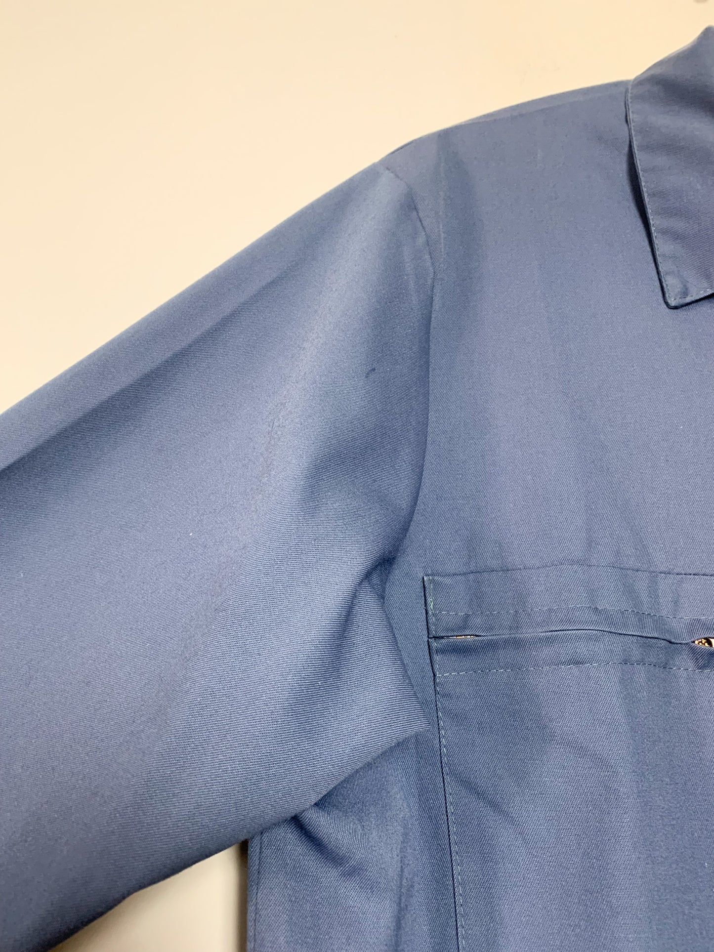 Veste Workwear Vintage EDF 80s/90s - Bleu Moiré Noir - Technique Utility - L (T. 48)