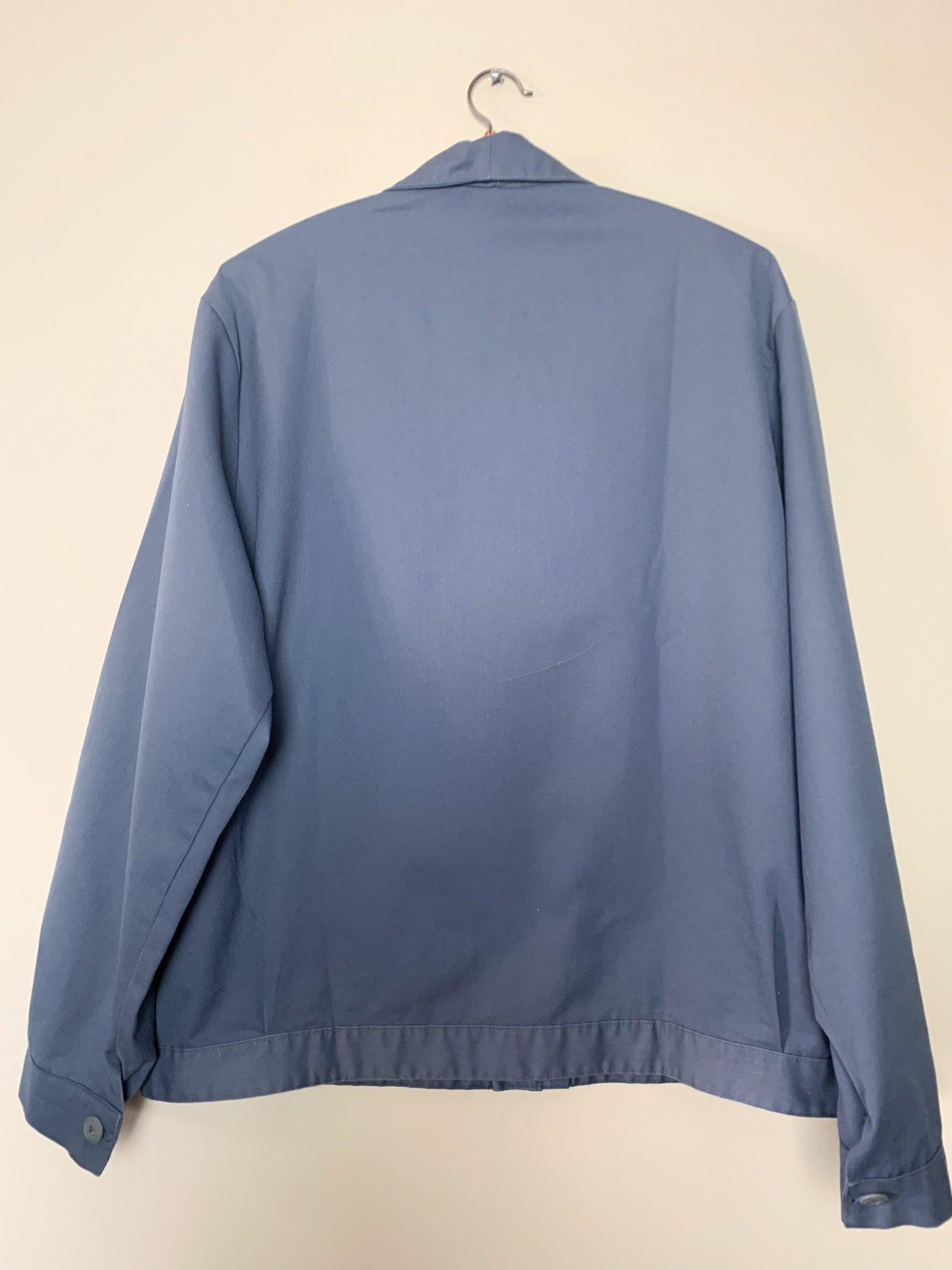 Veste Workwear Vintage EDF 80s/90s - Bleu Moiré Noir - Technique Utility - L (T. 48)
