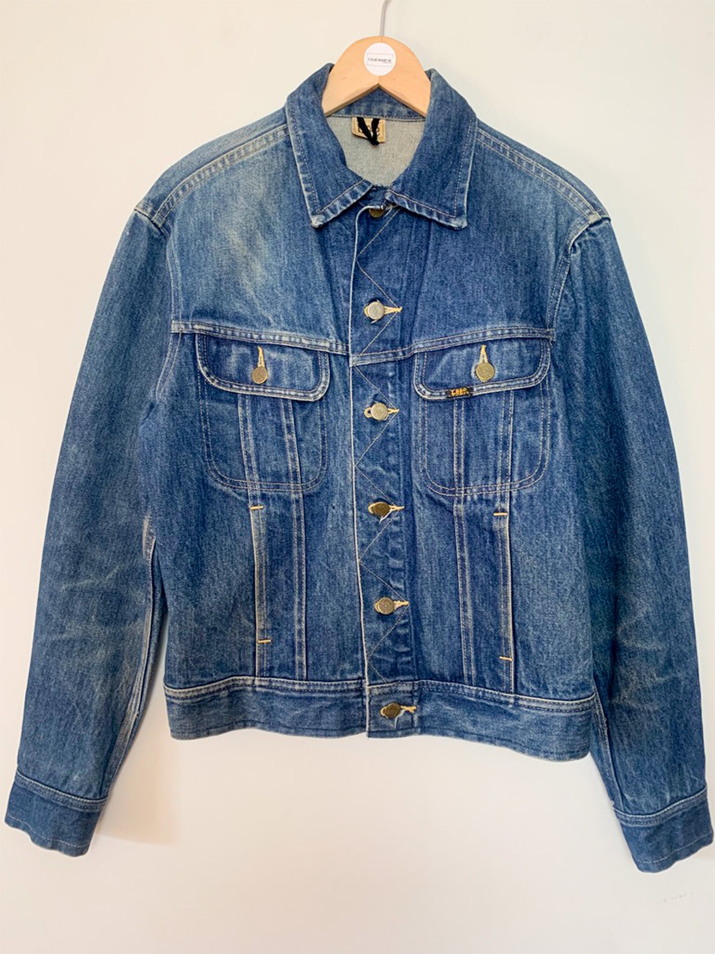 Veste en Jean Lee Vintage "Rider Jacket" - Denim Authentique - T. M