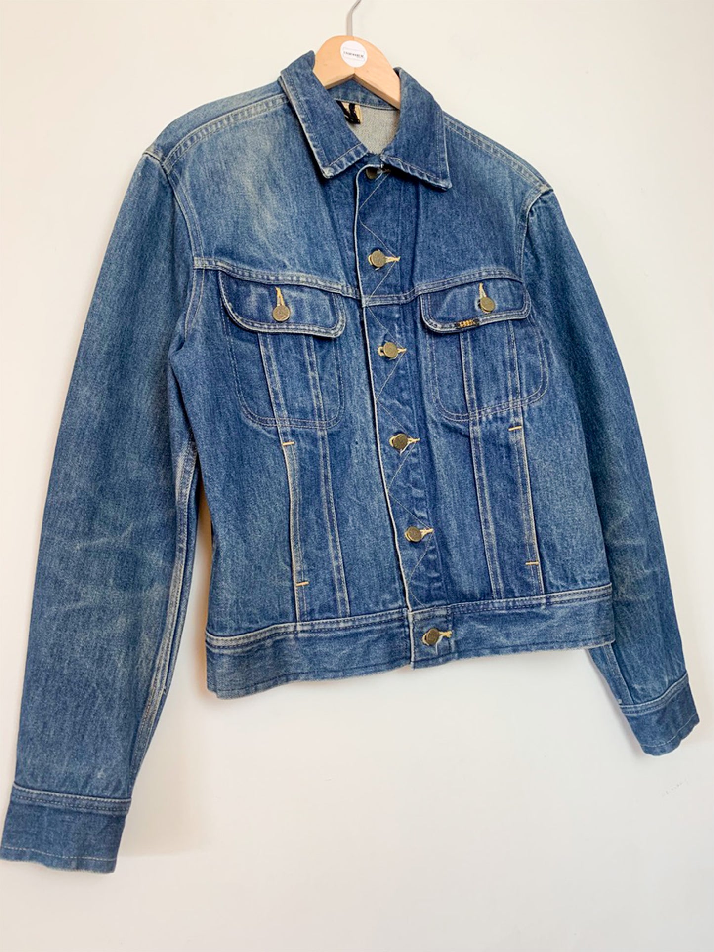 Veste en Jean Lee Vintage "Rider Jacket" - Denim Authentique - T. M