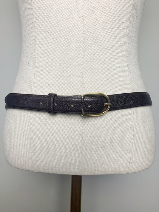 Ceinture femme cuir véritable marron Longchamp
